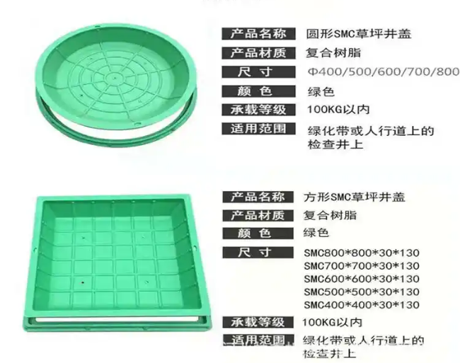 高淳树脂复合种植井盖展示